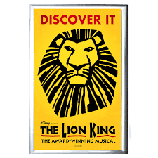Lion King poster of Broadway production